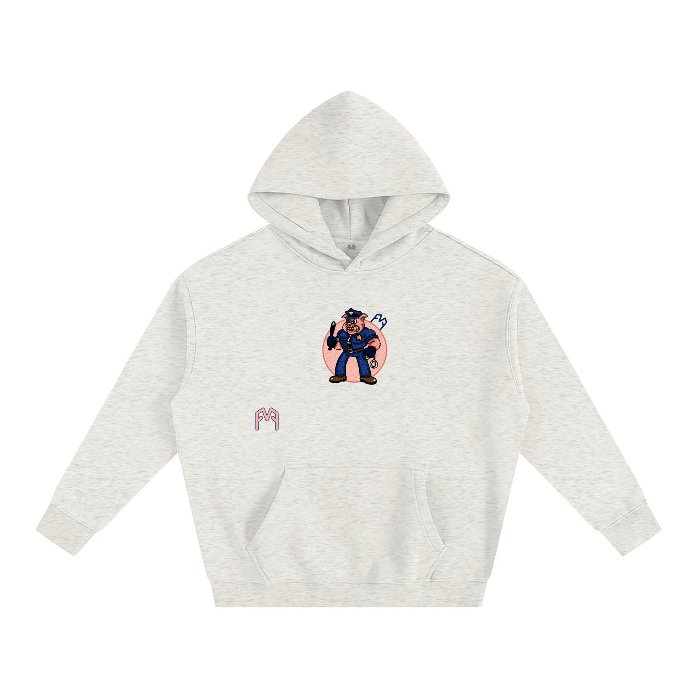 “Patrol Pig” Oversize Hoodie