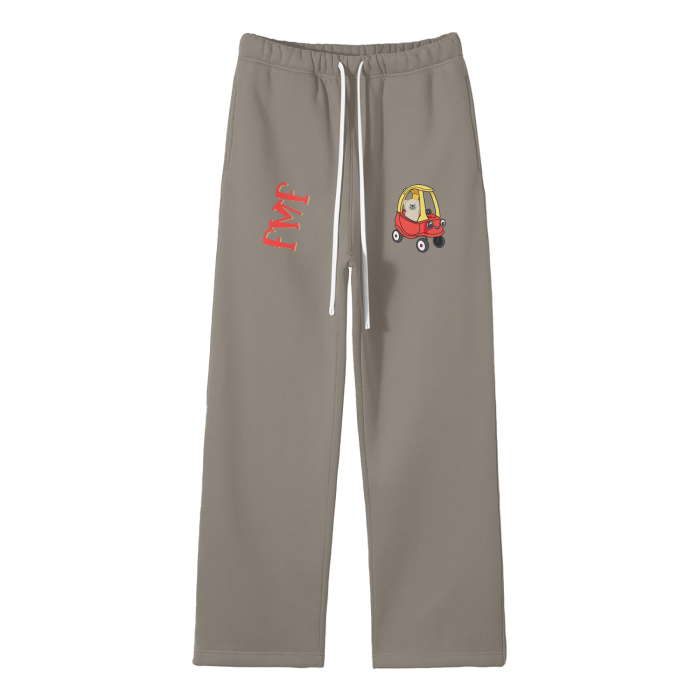 “We Drive” Fleece Straight Leg Pants