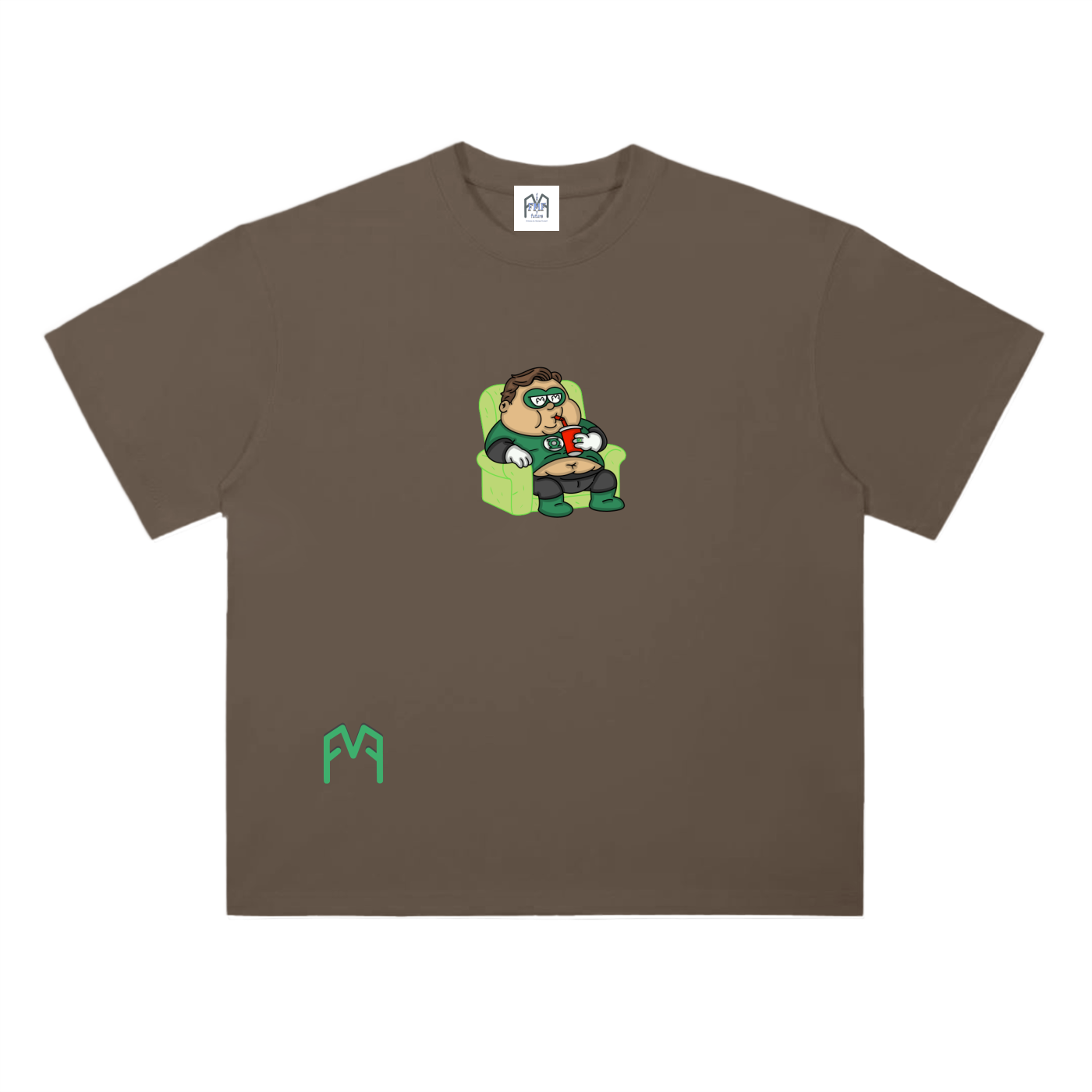 “Green Recliner” Drop Shoulder T-Shirt