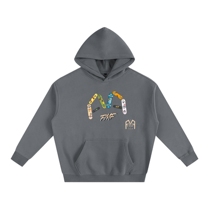 “Decks” Oversize Fleeced Hoodie