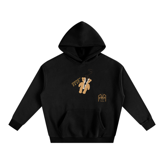 “Torn Teddy” Oversize Fleeced Hoodie