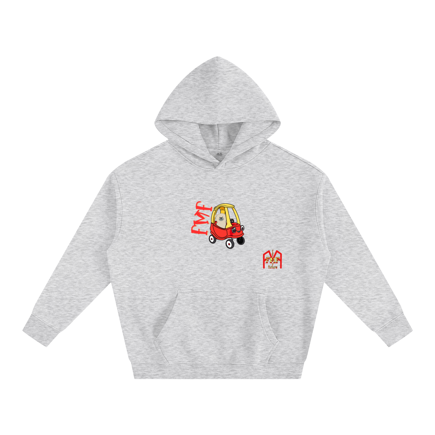 “We Drive” Oversize Fleeced Hoodie