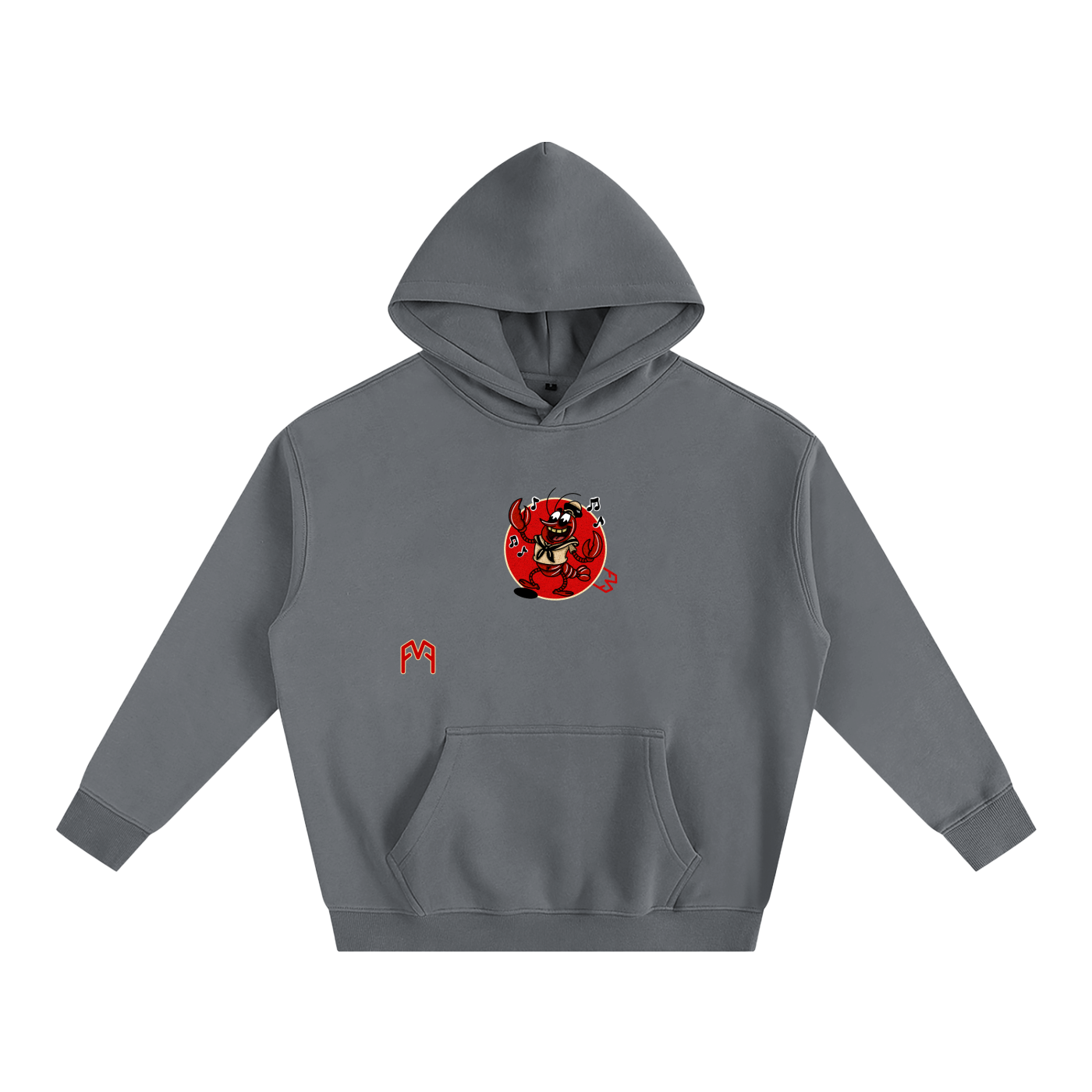 “Lobster Larry” Oversize Hoodie