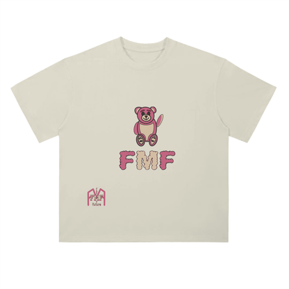 “Pink Bear” Drop Shoulder T-Shirt