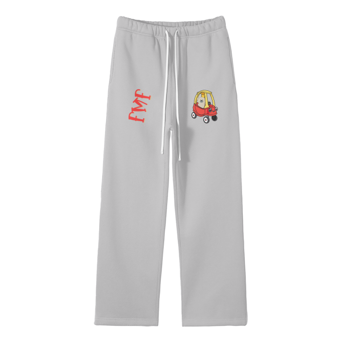 “We Drive” Fleece Straight Leg Pants