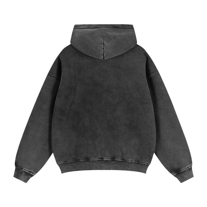 “Uh-oh” Zip-Through Boxy Hoodie