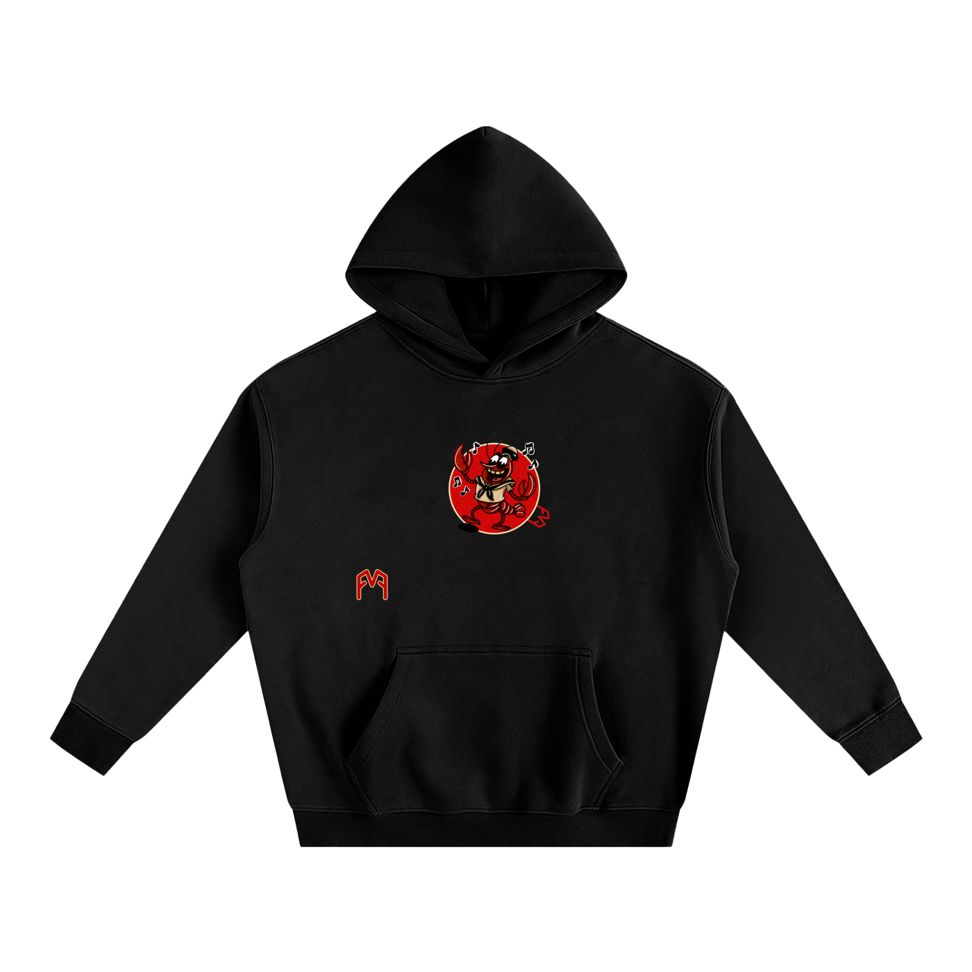 “Lobster Larry” Oversize Hoodie
