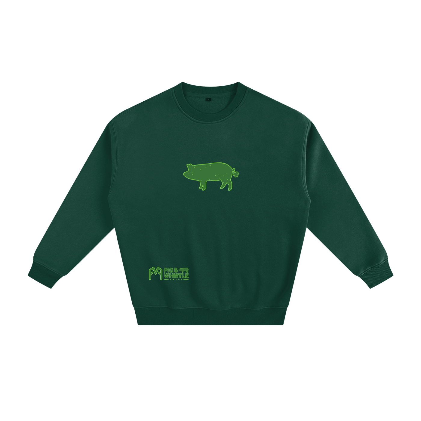 “St.Pat’s Piggy” Fleeced Sweatshirt