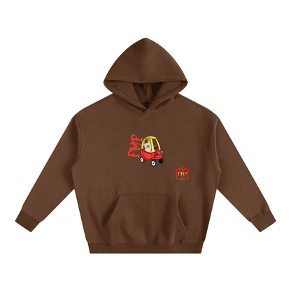 “We Drive” Oversize Fleeced Hoodie