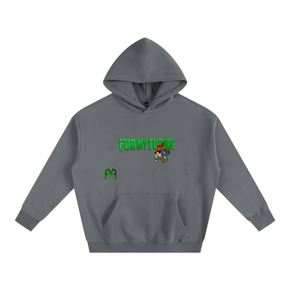 “Poisoned” Oversize Fleeced Hoodie