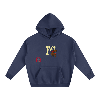 “Super Dog” Oversize Fleeced Hoodie