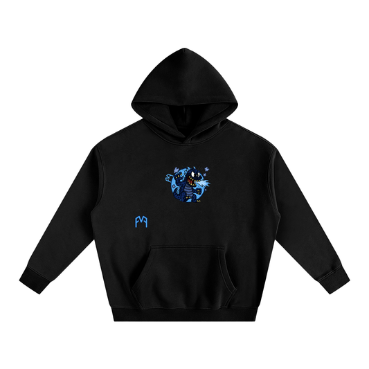 “Atom-Breath Menace” Oversize Hoodie