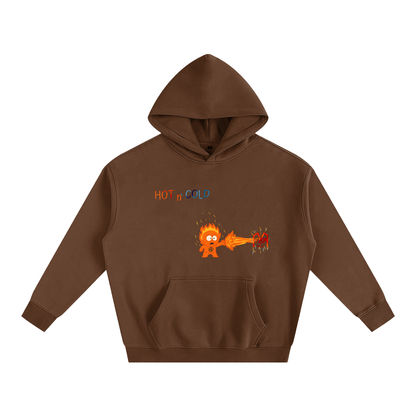 “Hot” Oversize Fleeced Hoodie