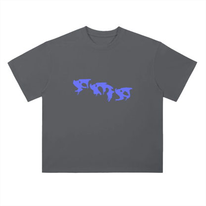 “Graffiti” (Blue) Drop Shoulder T-Shirt