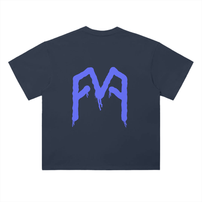 “Graffiti” (Blue) Drop Shoulder T-Shirt