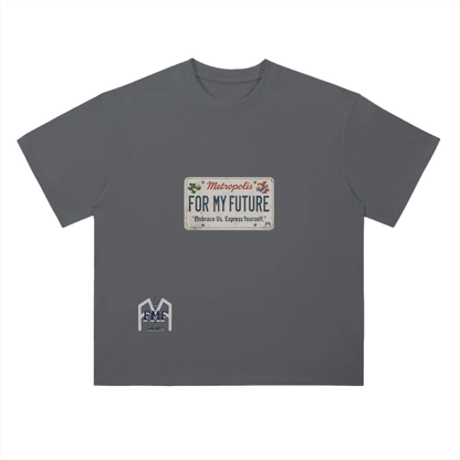 “License Plate” Drop Shoulder T-Shirt