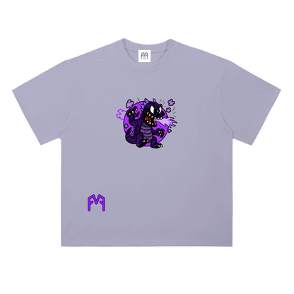 “Atom-Breath Menace” Drop Shoulder T-Shirt