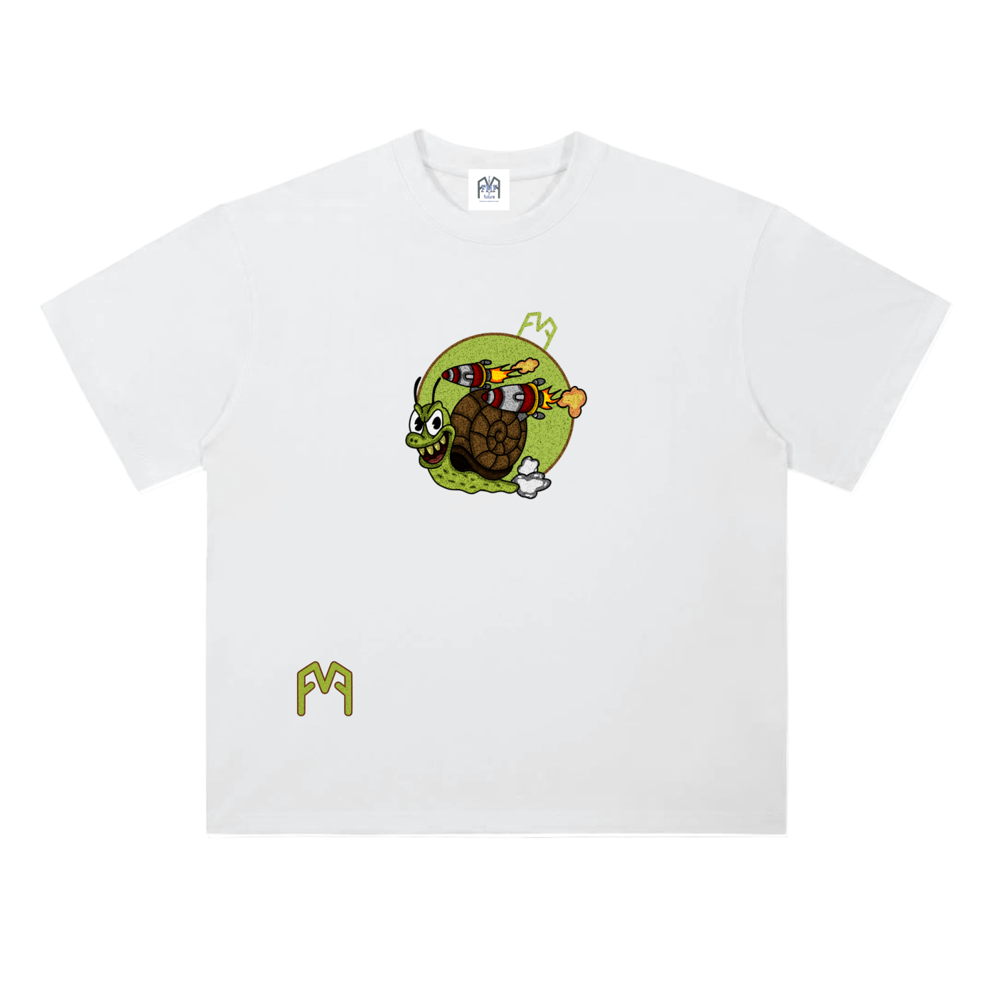 “Snail Trail” Drop Shoulder T-Shirt