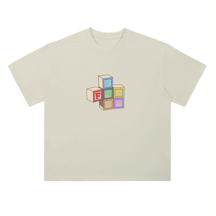 “Building Blocks” Drop Shoulder T-Shirt