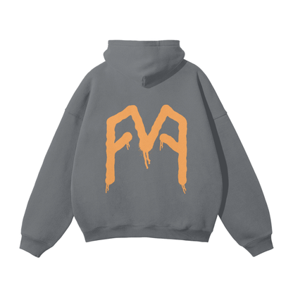 “Graffiti” (Orange) Oversized Hoodie