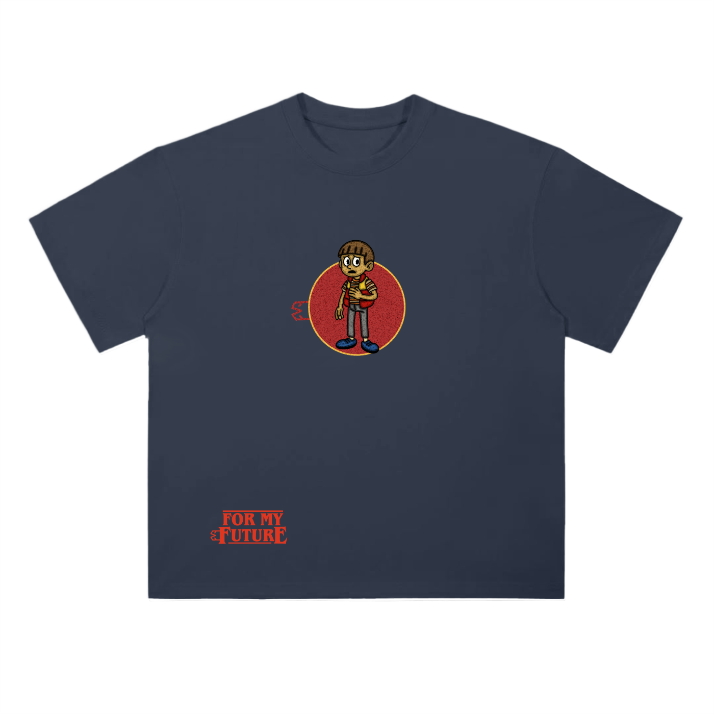 “Zombie Boy” Drop Shoulder T-Shirt