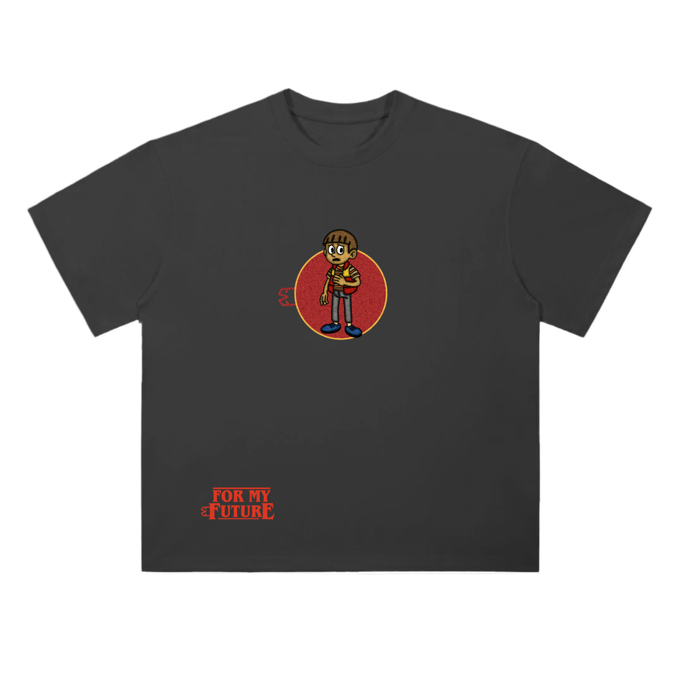 “Zombie Boy” Drop Shoulder T-Shirt