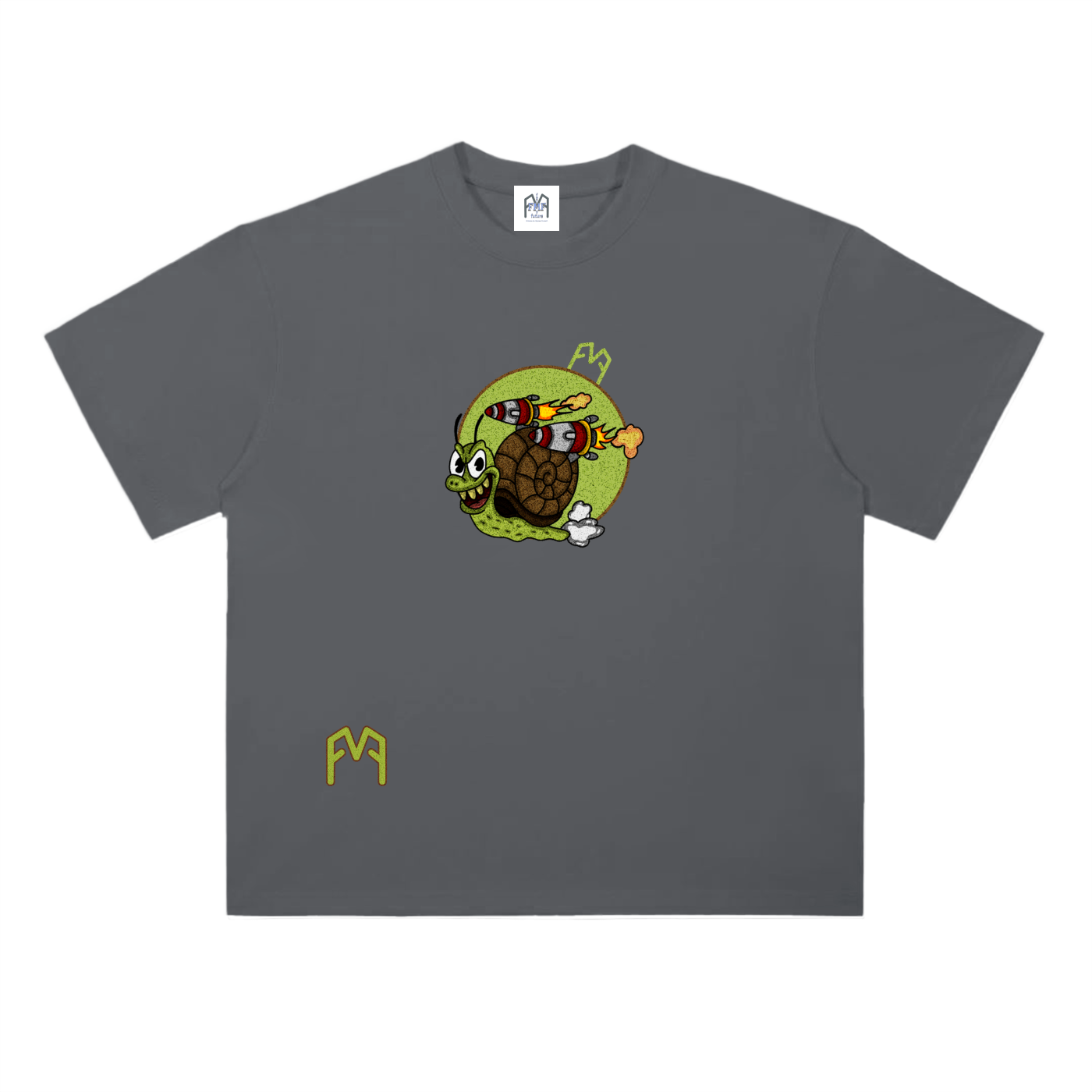 “Snail Trail” Drop Shoulder T-Shirt