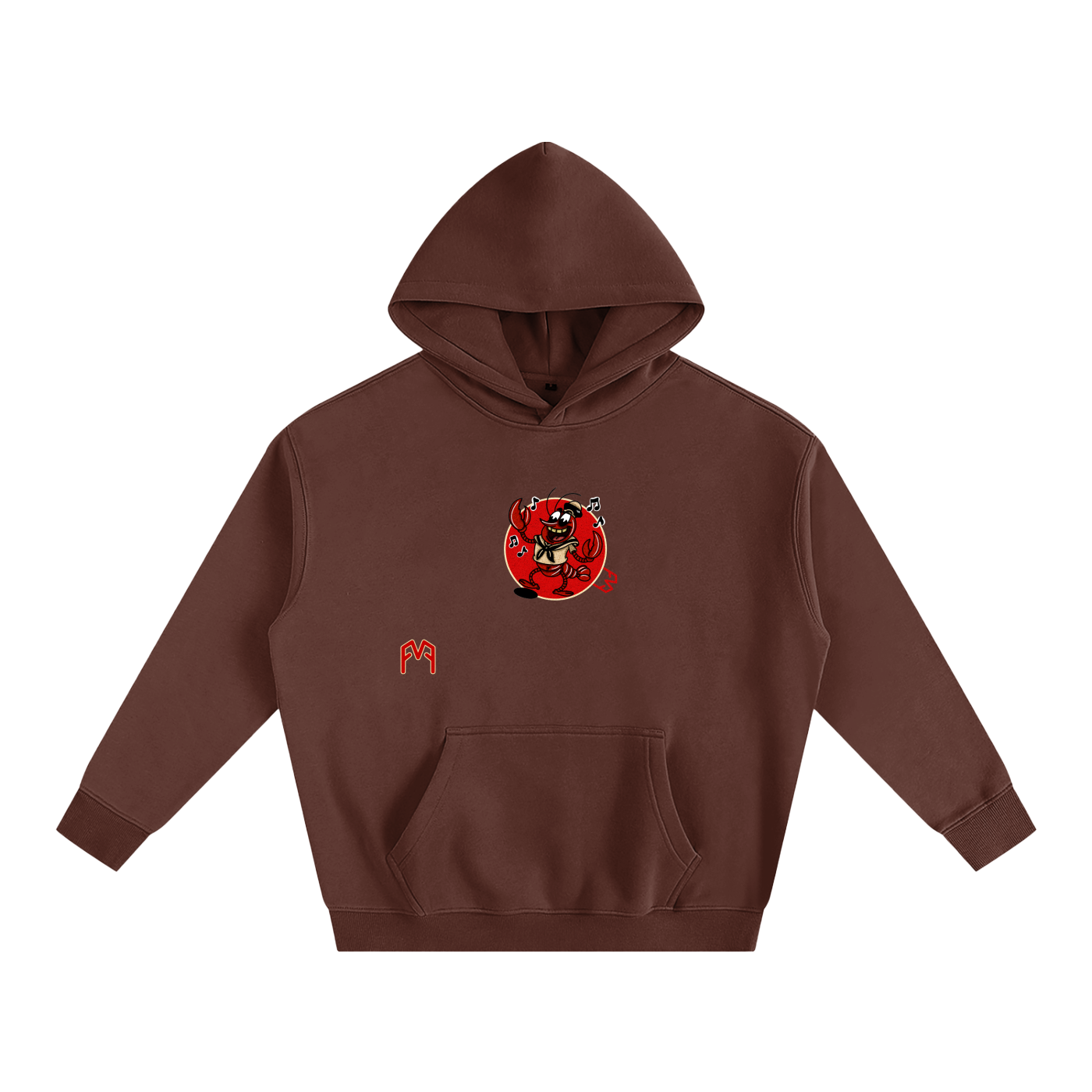“Lobster Larry” Oversize Hoodie