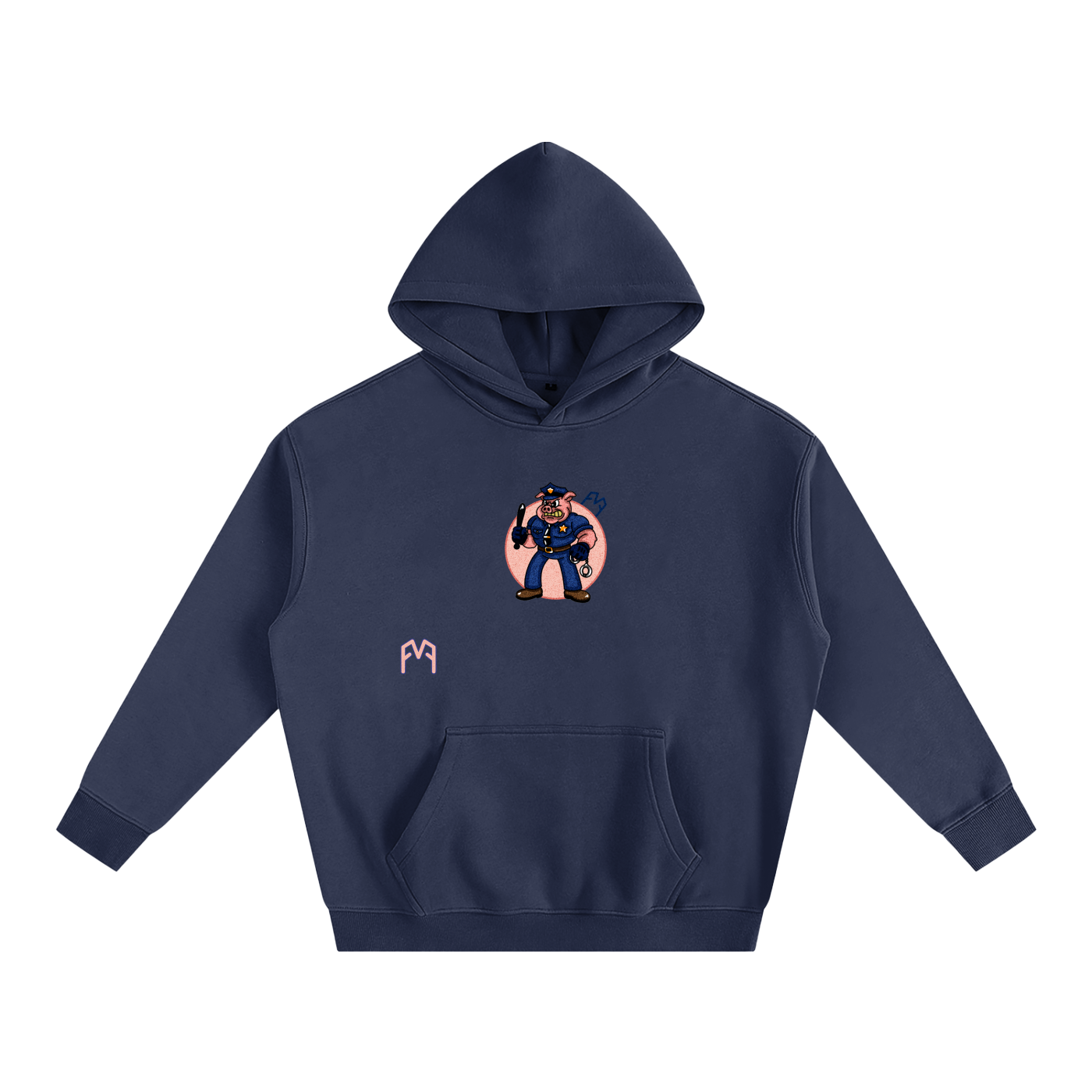 “Patrol Pig” Oversize Hoodie
