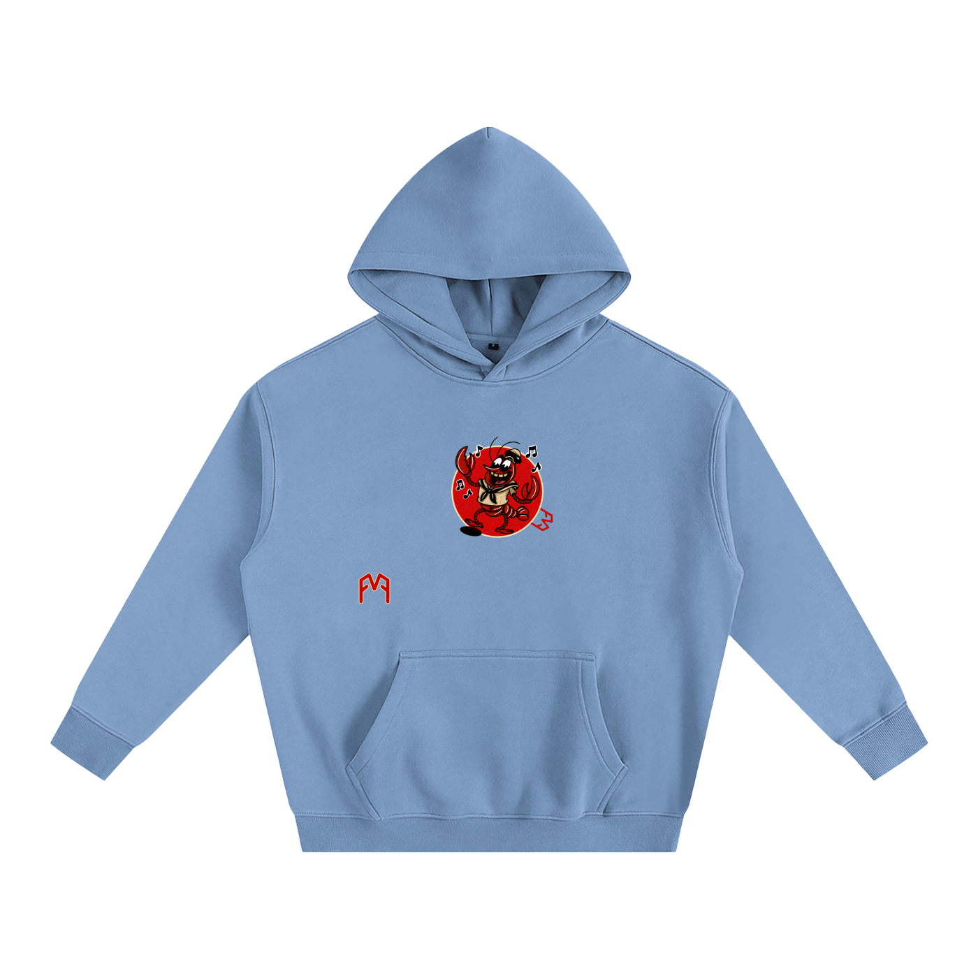“Lobster Larry” Oversize Hoodie