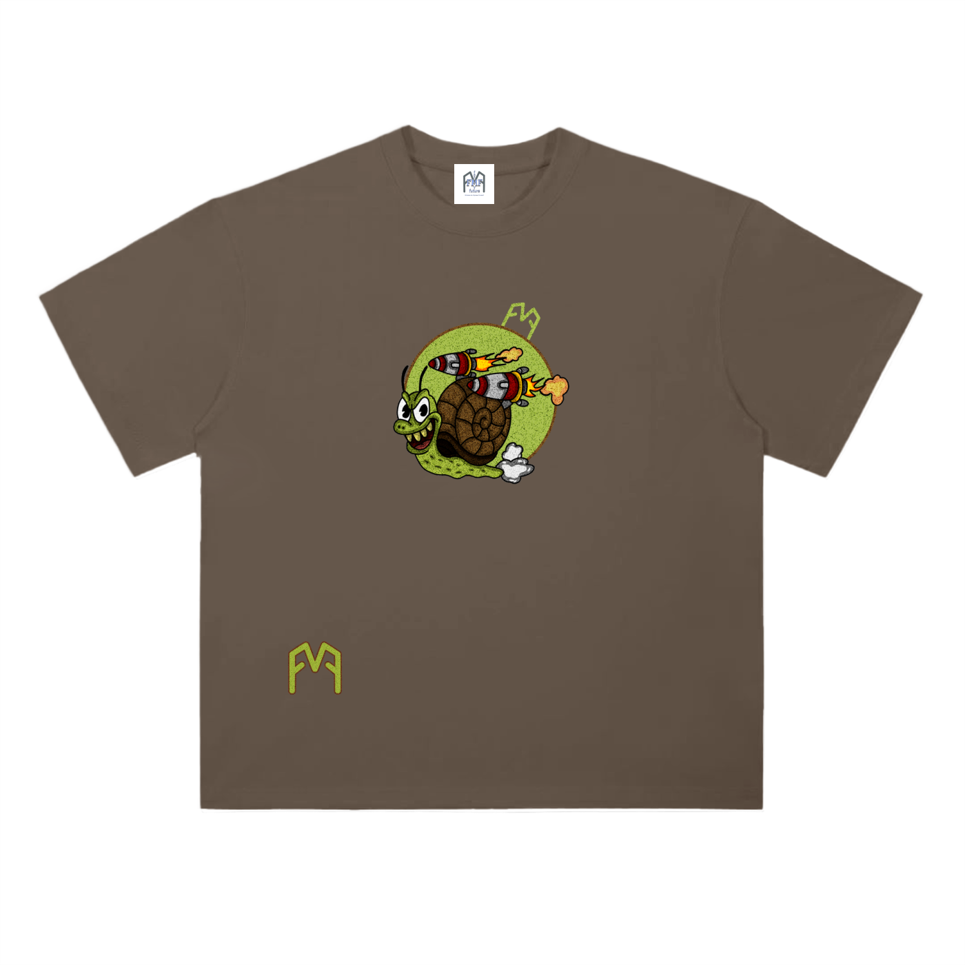 “Snail Trail” Drop Shoulder T-Shirt