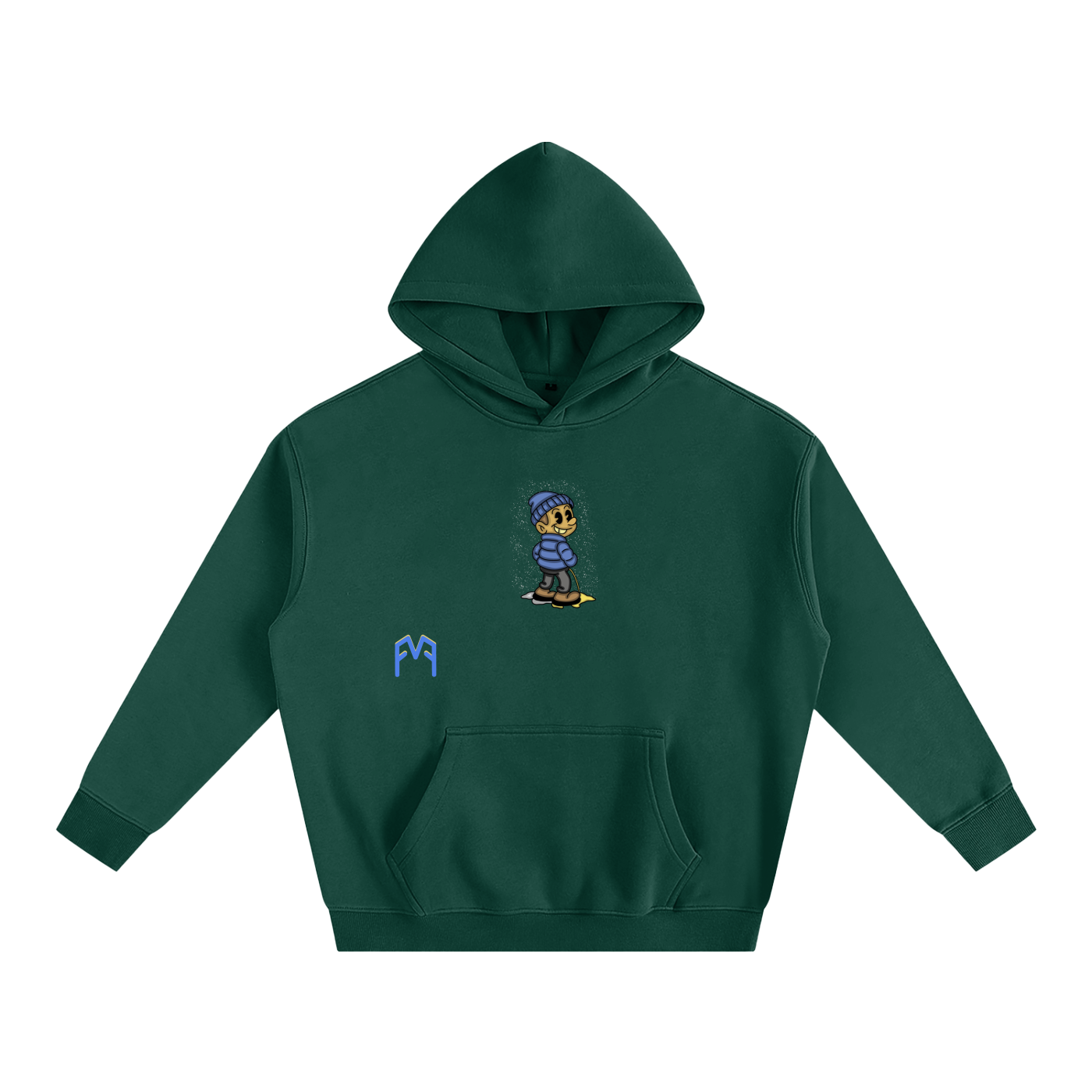 “Coloured Snow” Oversize Hoodie