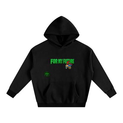 “Poisoned” Oversize Fleeced Hoodie