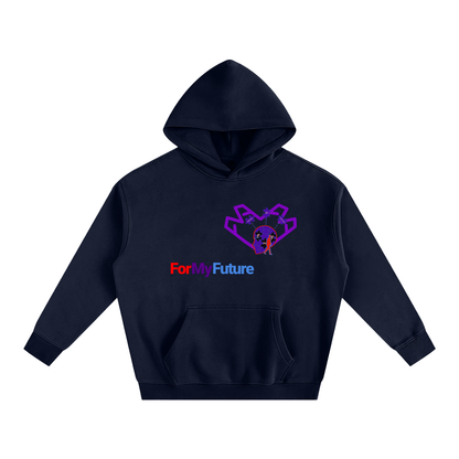 “Purple Heart” Oversize Hoodie