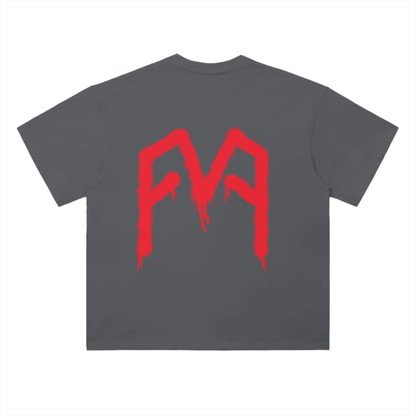 “Graffiti” (Red) Drop Shoulder T-Shirt