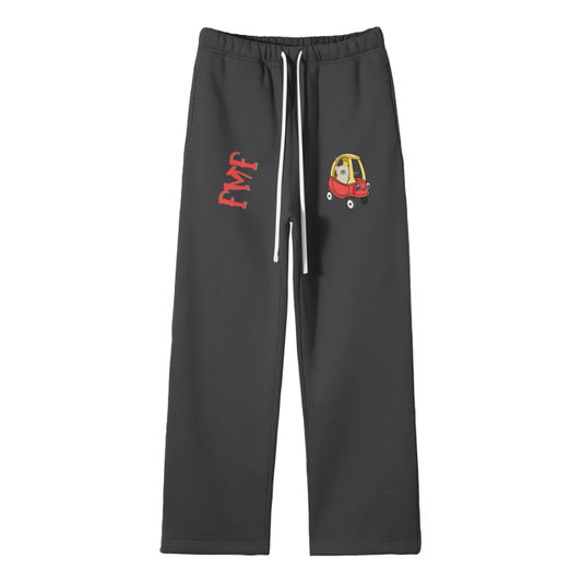 “We Drive” Fleece Straight Leg Pants