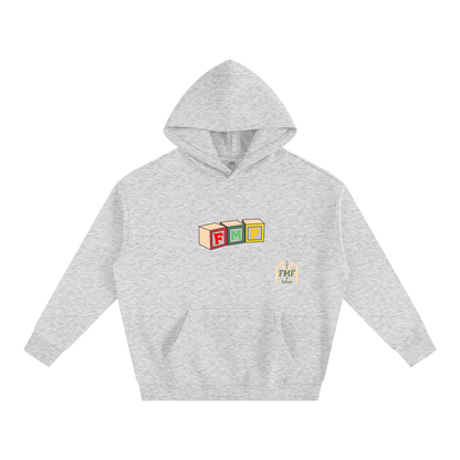“Building Blocks #2” Oversize Fleeced Hoodie