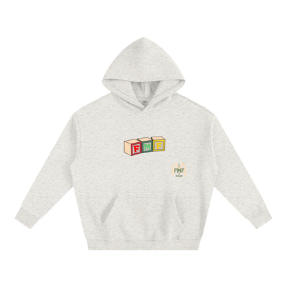 “Building Blocks #2” Oversize Fleeced Hoodie