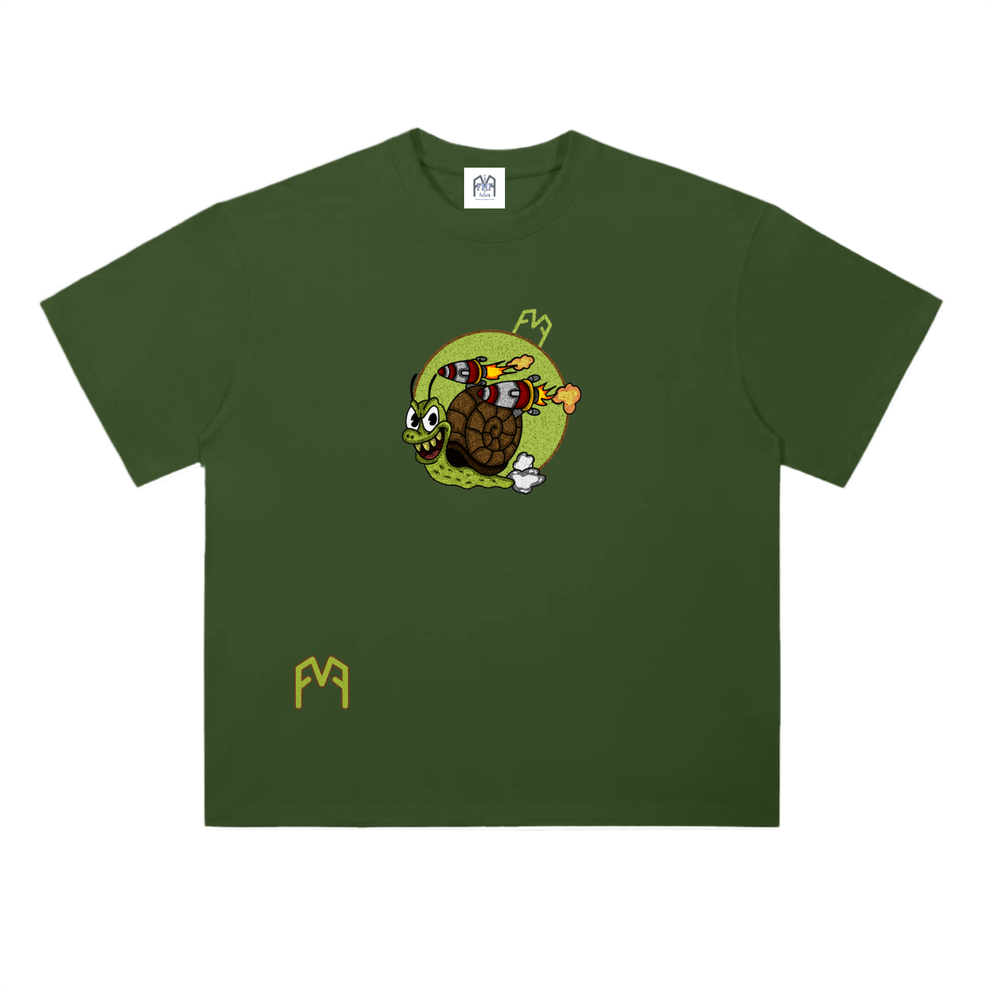 “Snail Trail” Drop Shoulder T-Shirt