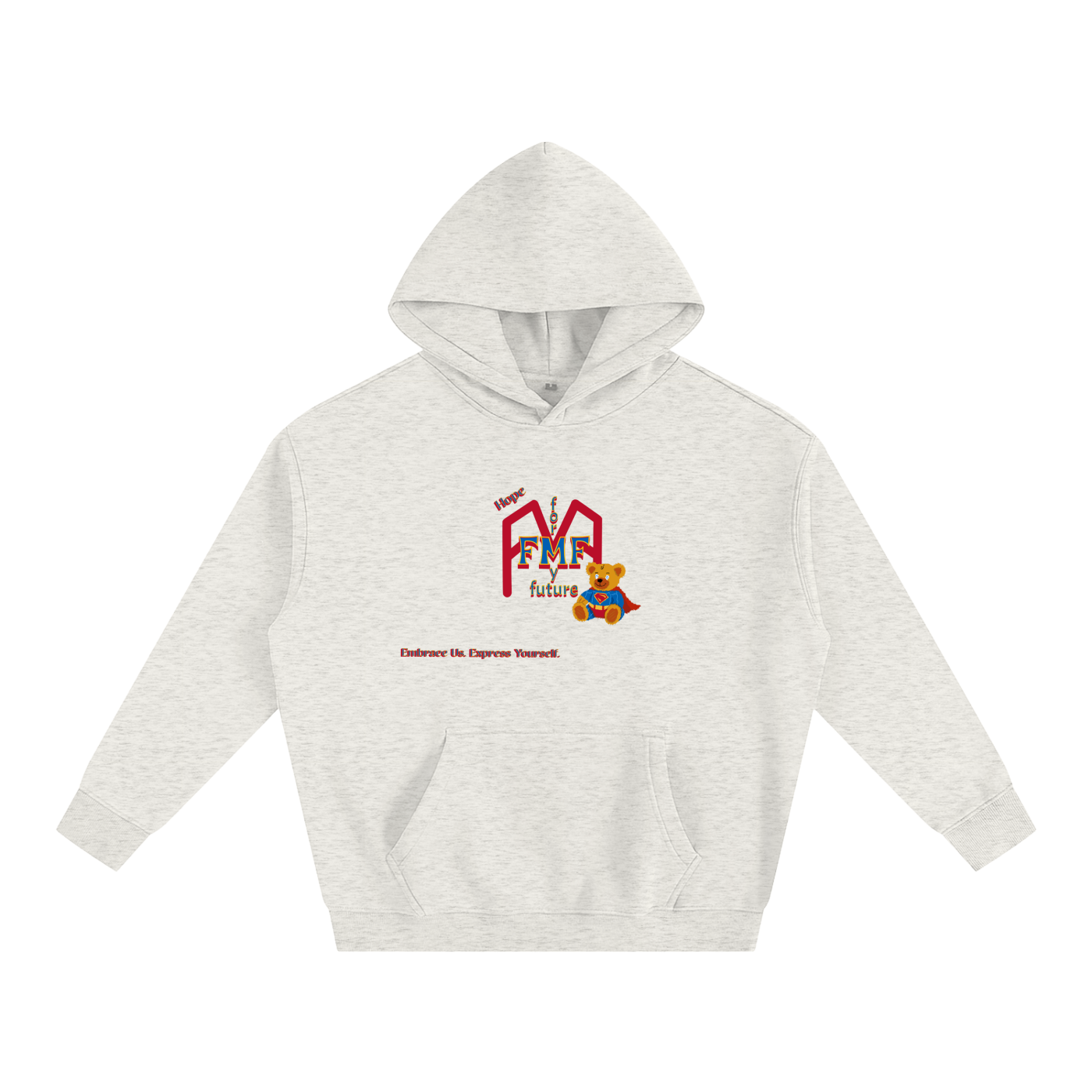 “Super Teddy” Oversize Fleeced Hoodie