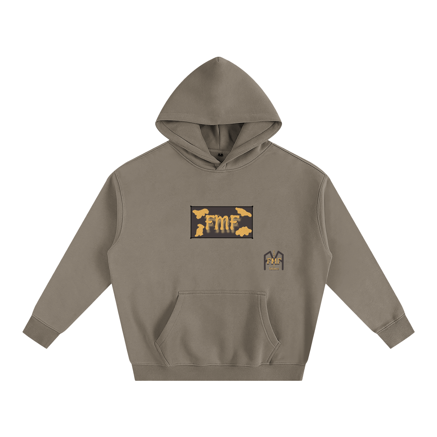 “Dino Nuggs” Oversize Fleeced Hoodie