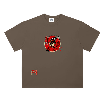 “Lobster Larry” Drop Shoulder T-Shirt