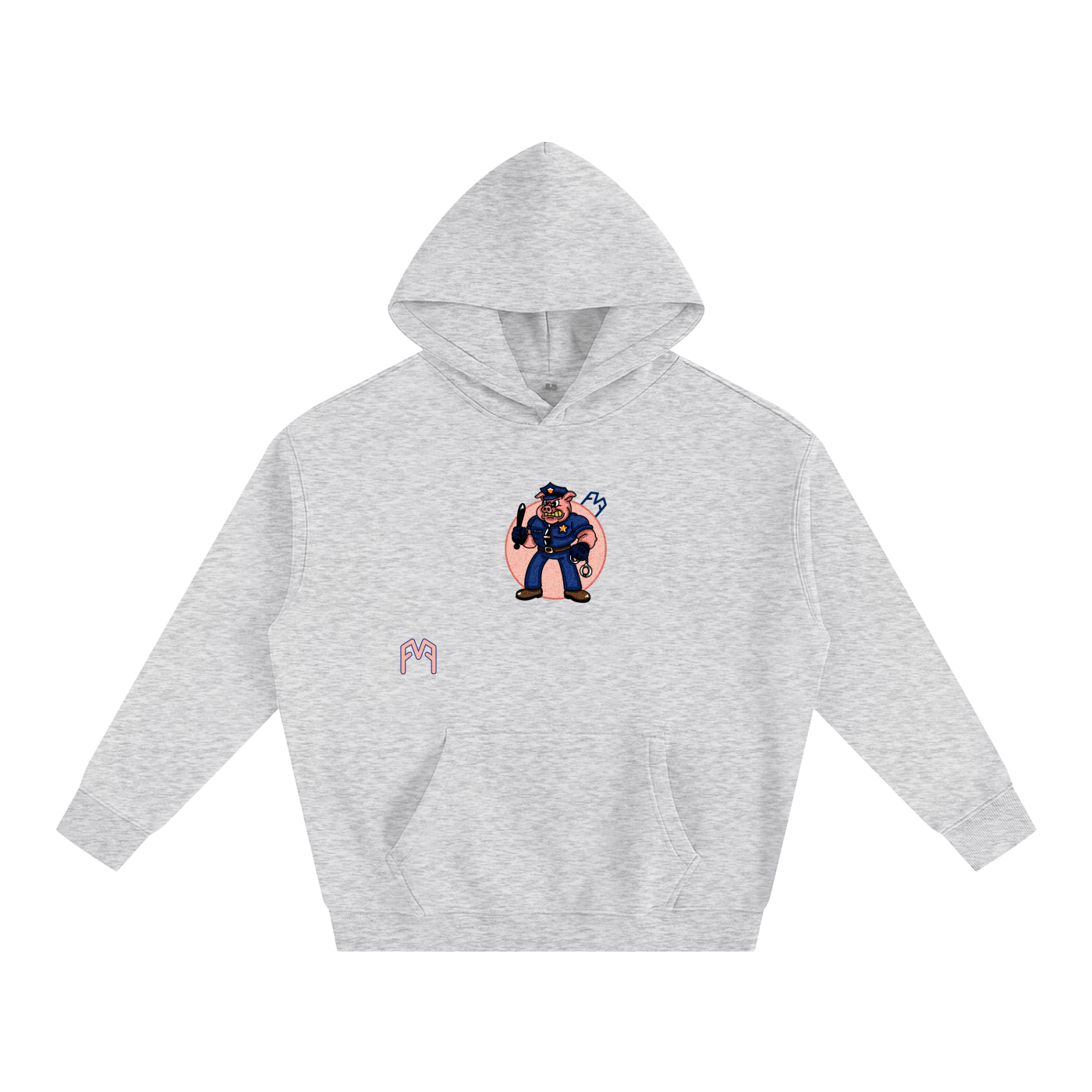 “Patrol Pig” Oversize Hoodie