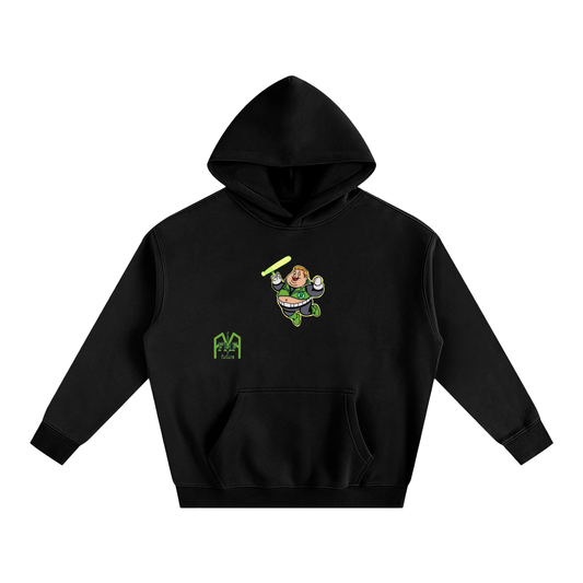 “Fat Gardener” Oversize Fleeced Hoodie
