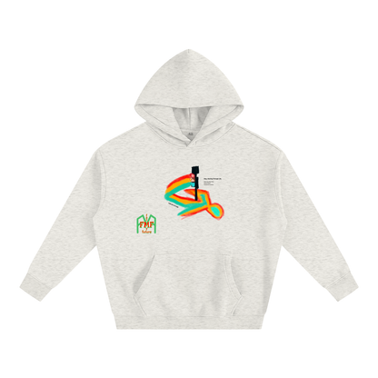 “Stop, Starting” Oversize Fleeced Hoodie