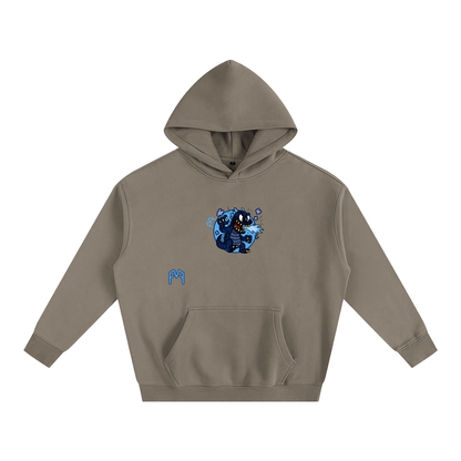 “Atom-Breath Menace” Oversize Hoodie