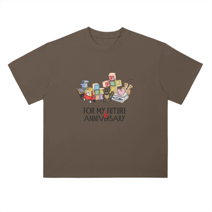 “Yr 1” (Red) Drop Shoulder T-Shirt