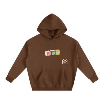 “Building Blocks #2” Oversize Fleeced Hoodie