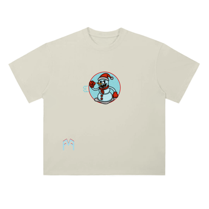 “Man Of Snow” Drop Shoulder  T-Shirt