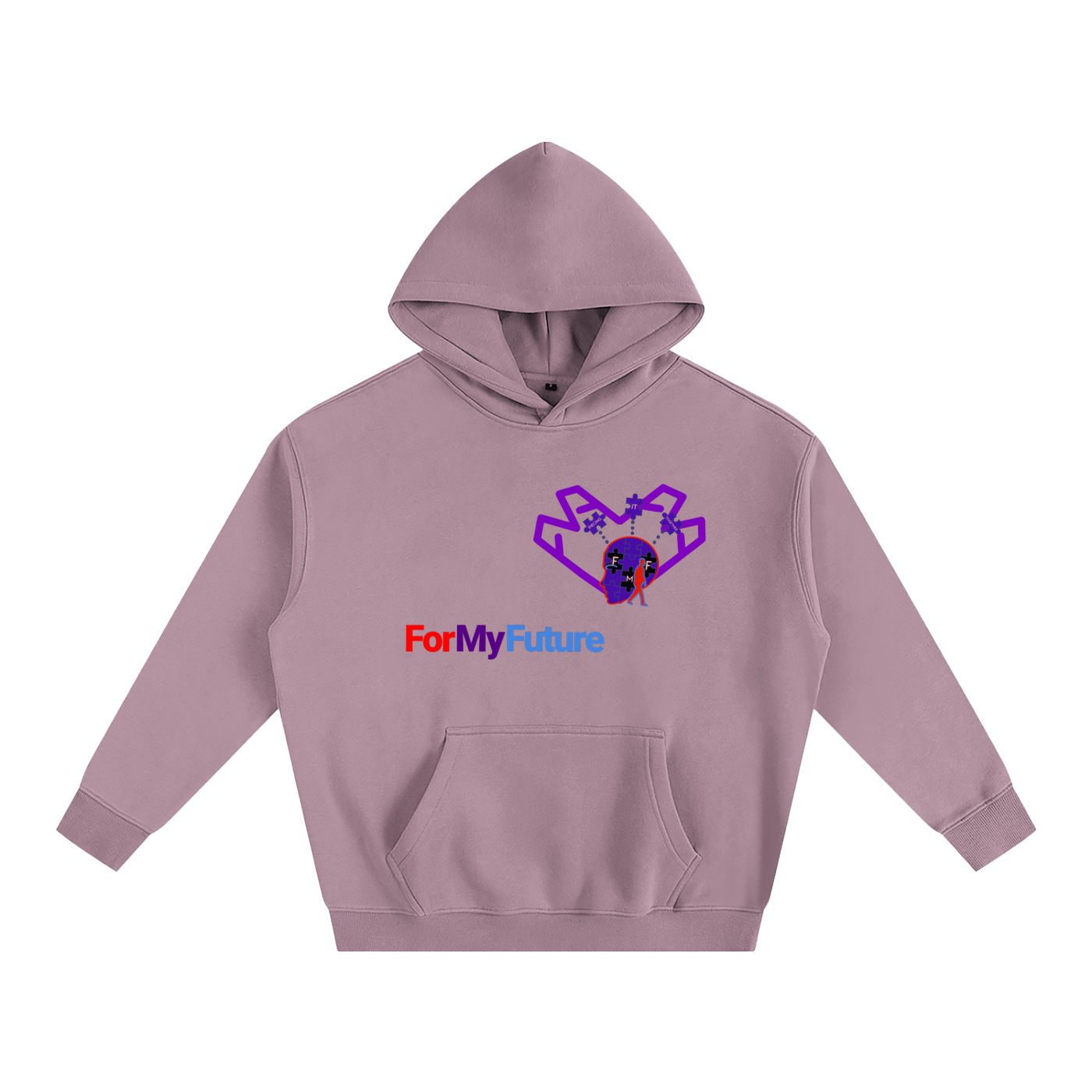 “Purple Heart” Oversize Hoodie